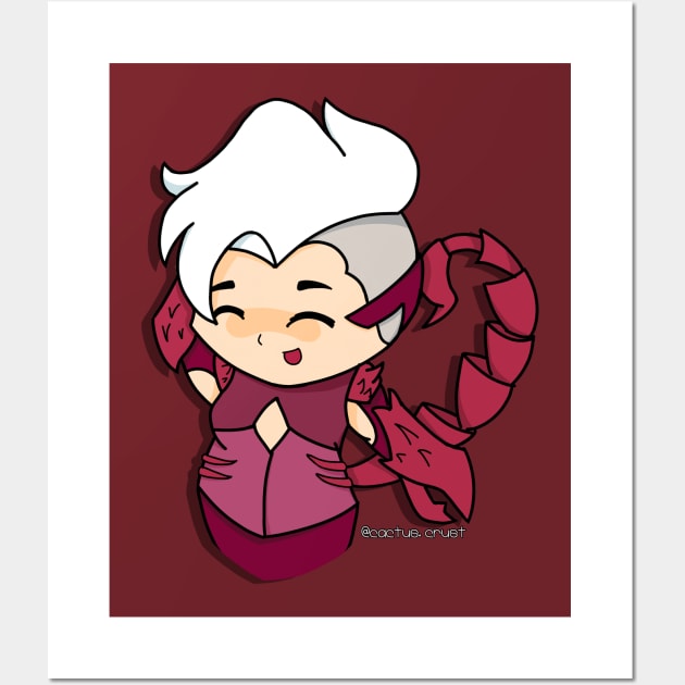 She-Ra Scorpia Wall Art by cactuscrust